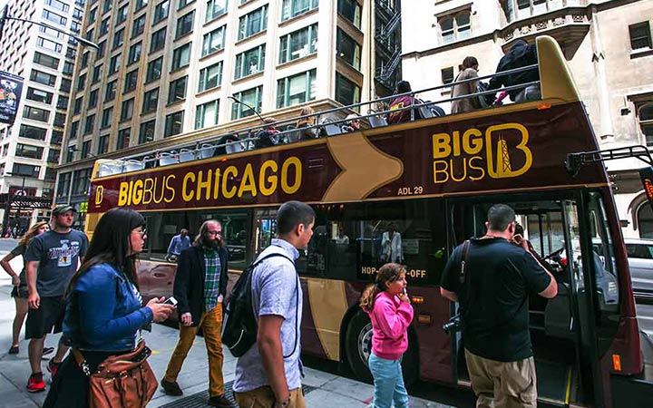 sight seeing bus tour chicago